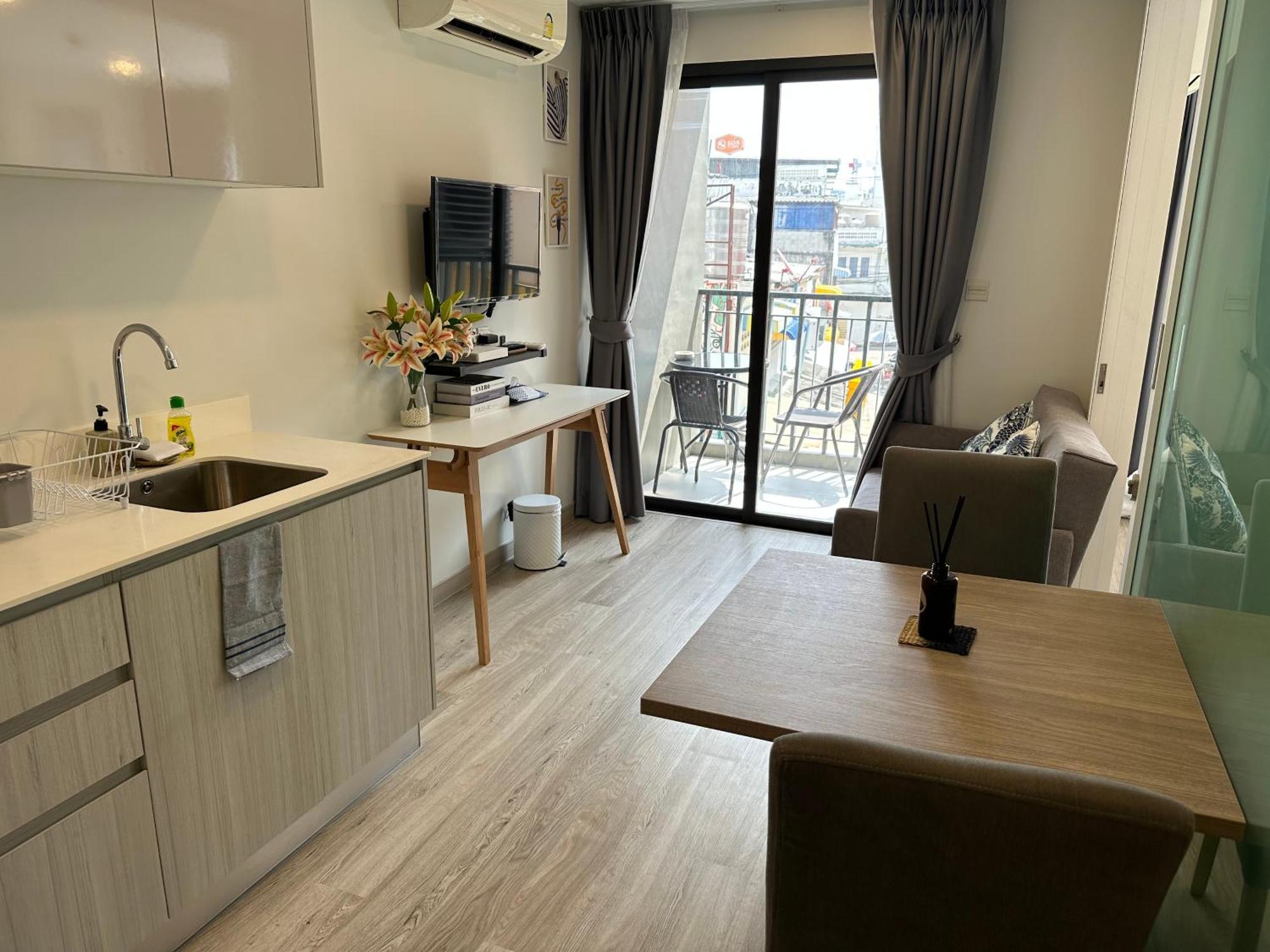 New Cosy Apartment At Marvest Huahin City Center Exterior foto